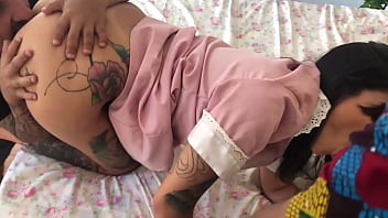 MELISSA LISBOA MAKING A MENAGE WITH A Dwarf AND NEGO