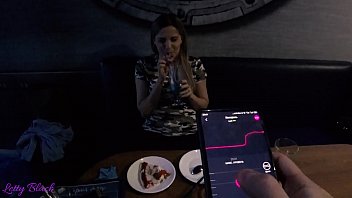 Public Remote Vibrator In Bowling Together With Friends - Letty