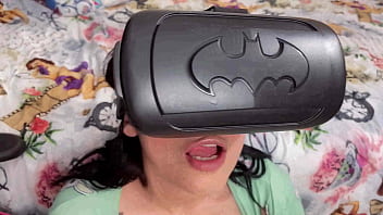 I surprise watching porn with VR glasses and I take