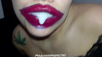 VERY BIG MOUTH SWALLOWS MY WHOLE COCK AND I GIVE