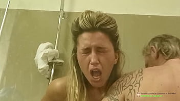 STEPFATHER HARD FUCKS STEPDAUGHTER in a Hotel BATHROOM!The most Painful