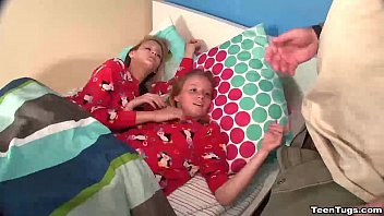 Tt-Double teen POV handjob