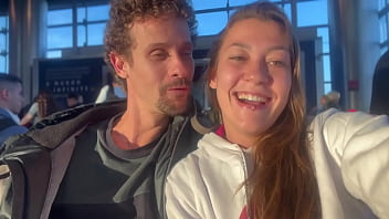 Damiana, naughty Brazilian in Europe - Washing car without panties