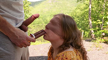 A game of taste outside. My friend tricked me again!