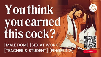 ASMR Audio Porn: Male Dom Teacher Fucks His Submissive Student