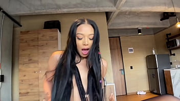 Big Tits Teen ANAL Queen SQUIRTS in Reverse Cowgirl with