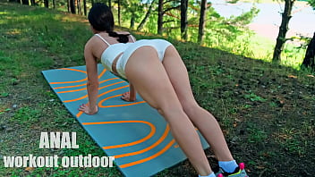 I was training in the fresh air and met a