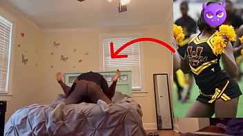 PUSHING COLLEGE STUDENT GUTS IN WITH A BIG 8 INCH