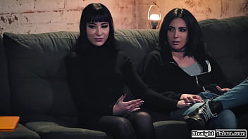 My probation officer jerks on us kissing and licking pussy