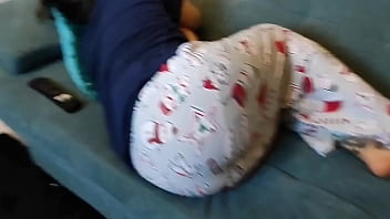 My roommate fell a4sleep and I tried to fuck her