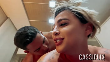 Hot naughty black guy punched his big dick in my