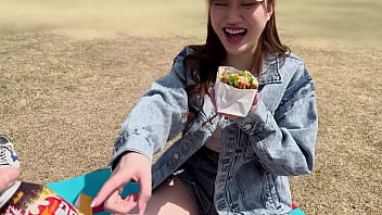 Part 1 [Lovey-dovey raw sex with a marshmallow big-breasted gal