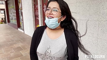 PutaLocura - Innocent busty chubby Dessy caught ending in very