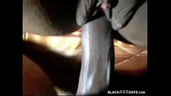 Close up on a dark black pussy screwed