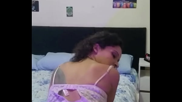 Hot Latina gets wet and masturbates on her friend's bed