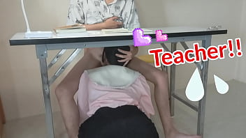 Omg! It's my dream. The tutor teaches sex.