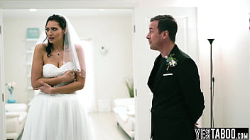 Big ass MILF bride fucks big dick ex one last