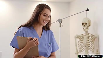  - Guy anal fucks nurse in front of stepmom