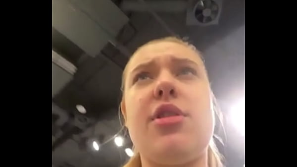 Creampie pussy. Squirting and fingering in public