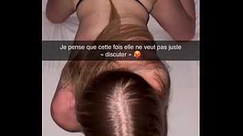 French Cheat Snap - Petite blonde cheats on her boyfriend
