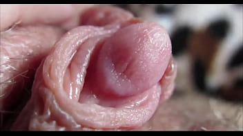 Big clit orgasm closeup hd