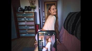 Sexy Step Sister Asks For Help Taking Erotic Photos For