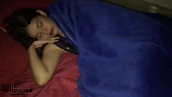 I fuck my stepsister's bitch while she is lying down