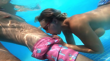 Neighbors Watching Us Fuck in the Pool! Then HOT, AMAZING