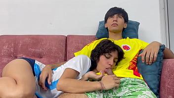 I watch the cup final with my little stepsister and