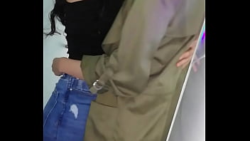 I chase my partner to the bathroom, she makes me