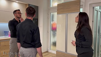 Double penetration for the real estate agent – Pussy and