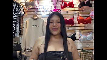 I asked a panty saleswoman to fuck me in her