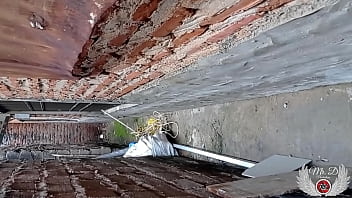 Caught by the Window. I discover a horny bitch masturbating