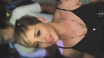 I met this beautiful blonde at the party, and we