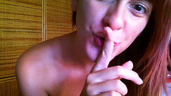 On the phone with a friend this slutty Italian girl