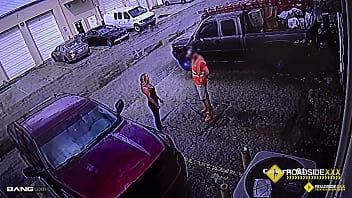 Roadside - Daisie Belle Flashes Her Ass And Big Tits