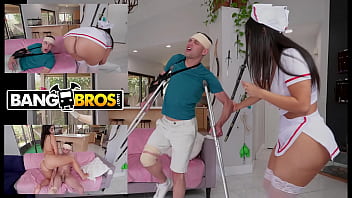 BANGBROS - Johnny Love Hijacks His Ailing Curvy Latin Nurse