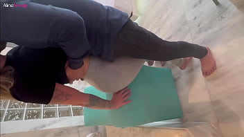 Naughty blonde went for a stroll at the mall, was