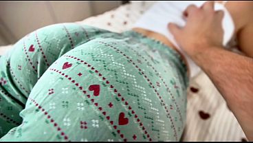 Step brother plays with step sister and gives her a