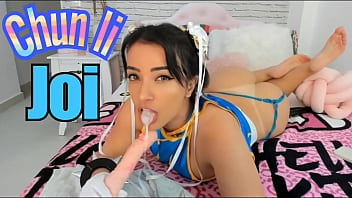Chun Li cosplay dirty talking the hottest JOI JERK OFF