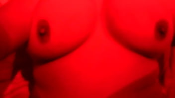 Chubby girl in motel