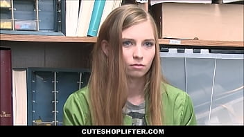 Cute Skinny Tiny Teen Virgin Ava Parker Caught Shoplifting Has