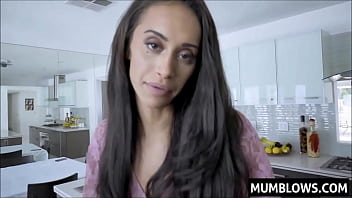 StepMom helping Stepson clean up when he pops a boner