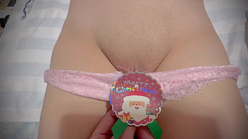 Christmas present! A virgin pussy to show for the first