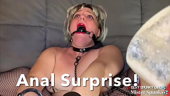 SURPRISE! Stepmom Gets Anal & Throat Fuck (Full Video on