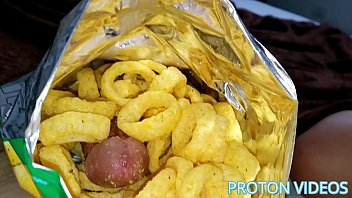 Watching movie with Mary Redqueen and eating "Special Snack" ends