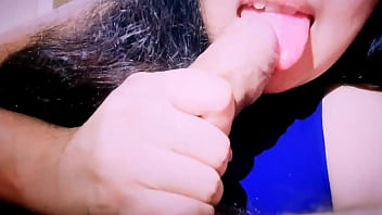 MY BEST FRIEND GIVES ME THE BEST HOME DICK BLOWJOB,