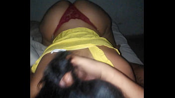 He comes for his dose of semen in his mouth