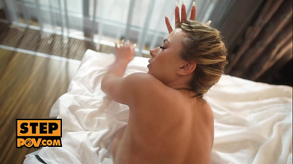 POV - Busty blonde Shalina Devine offers her body after