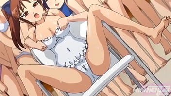 My stepsister catches me fucking her best friend, I accidentally